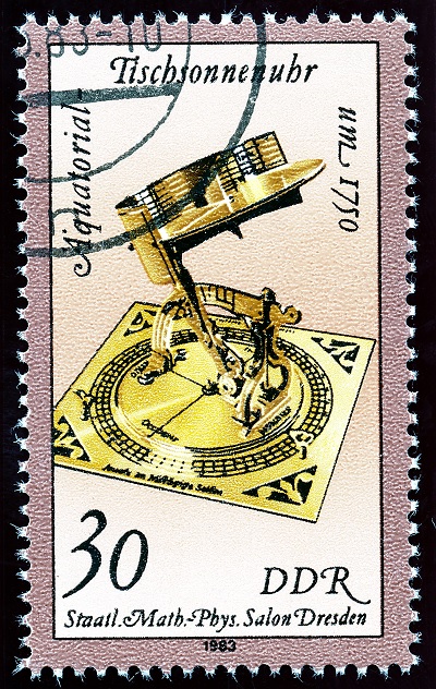 30 quatorial Tischsonnenuhr