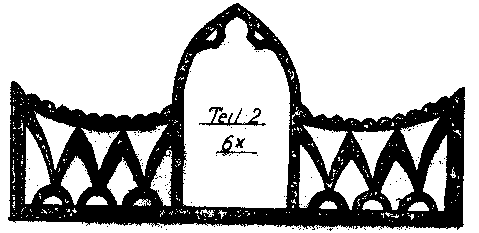 Der Zaun für die untere Etage