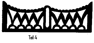 Der Zaun für die mittlere Etage